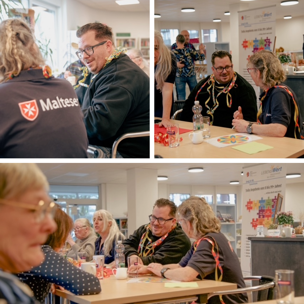 Landtagskandidat Nicola Schurr feiert mit beim närrischen Nachmittag im Café Malta Fasnet im Café Malta in Bad Dürrheim